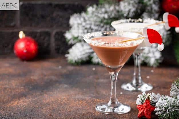 cócteles sencillos Navidad
